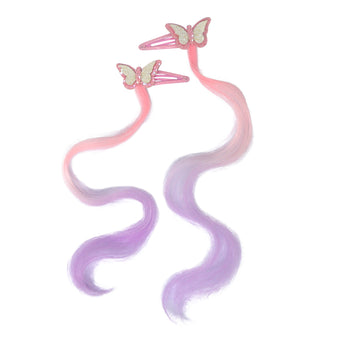 Butterfly Hair Clips with Hair Extension