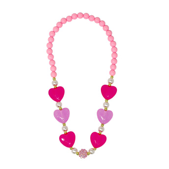 Ballet Heart and Pearl Necklace