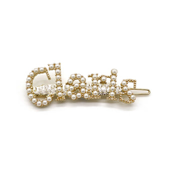 Claris: The Chicest Mouse In Paris™ Logo Pearl Hair Clip