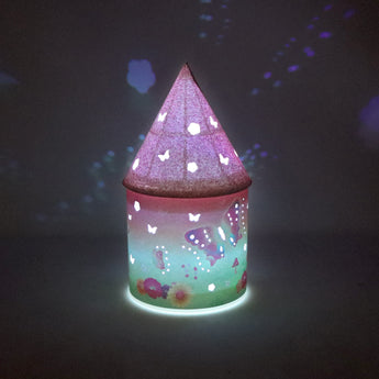 Rainbow Butterfly Colour Changing Glitter Night Light