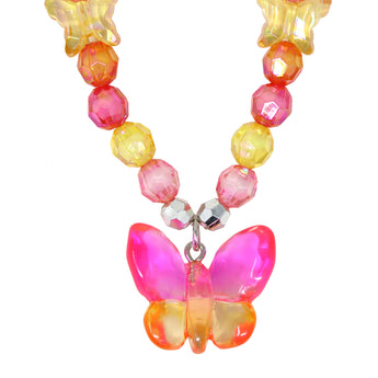 Rainbow Butterfly Nacklace