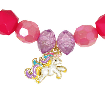 Unicorn Rainbow Pearl Necklace