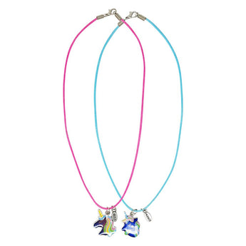 Cotton Candy Unicorn Mood Necklace Set - Pink Poppy
